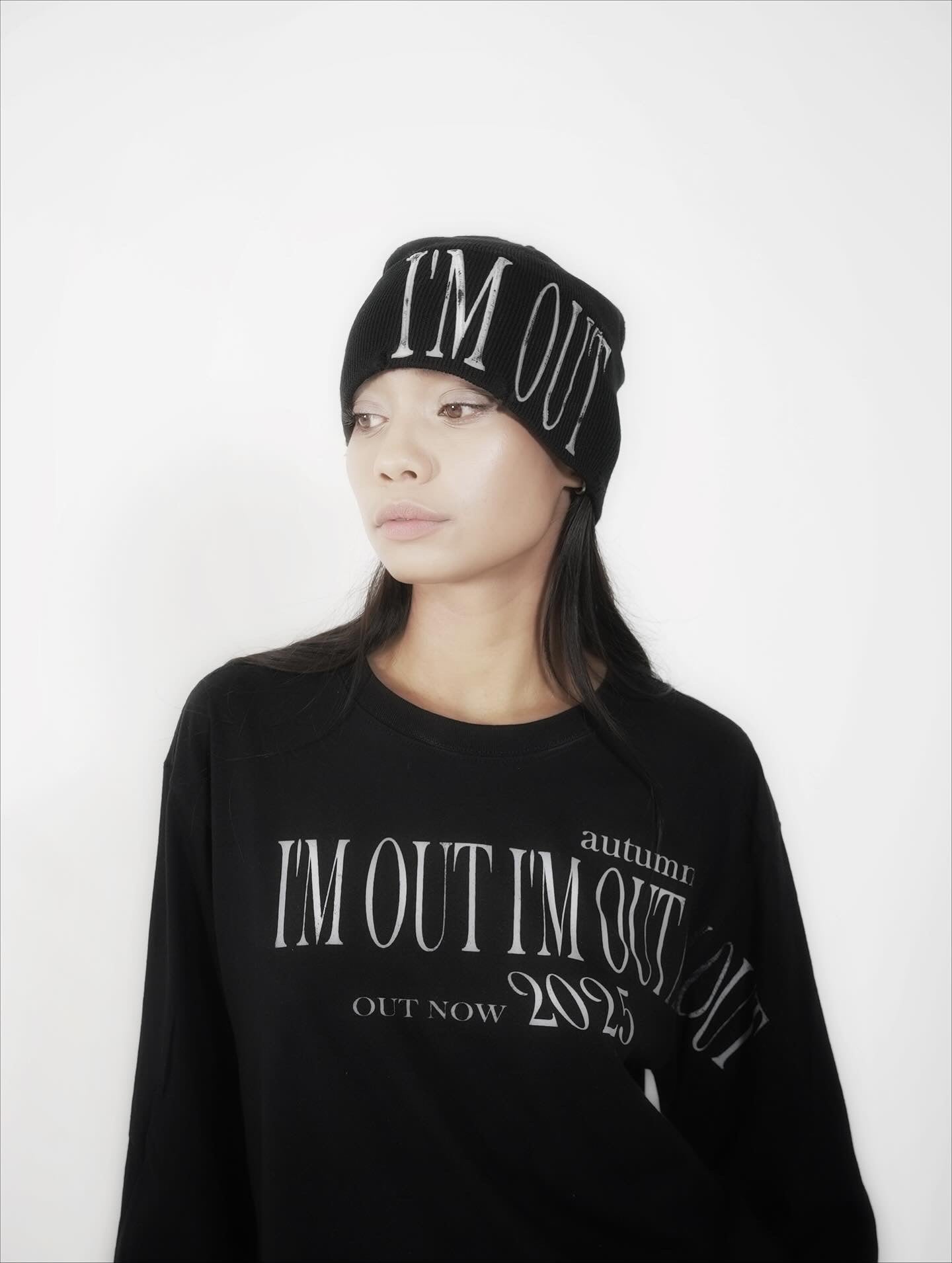 IM OUT 2025 BLACK LONGSLEEVE